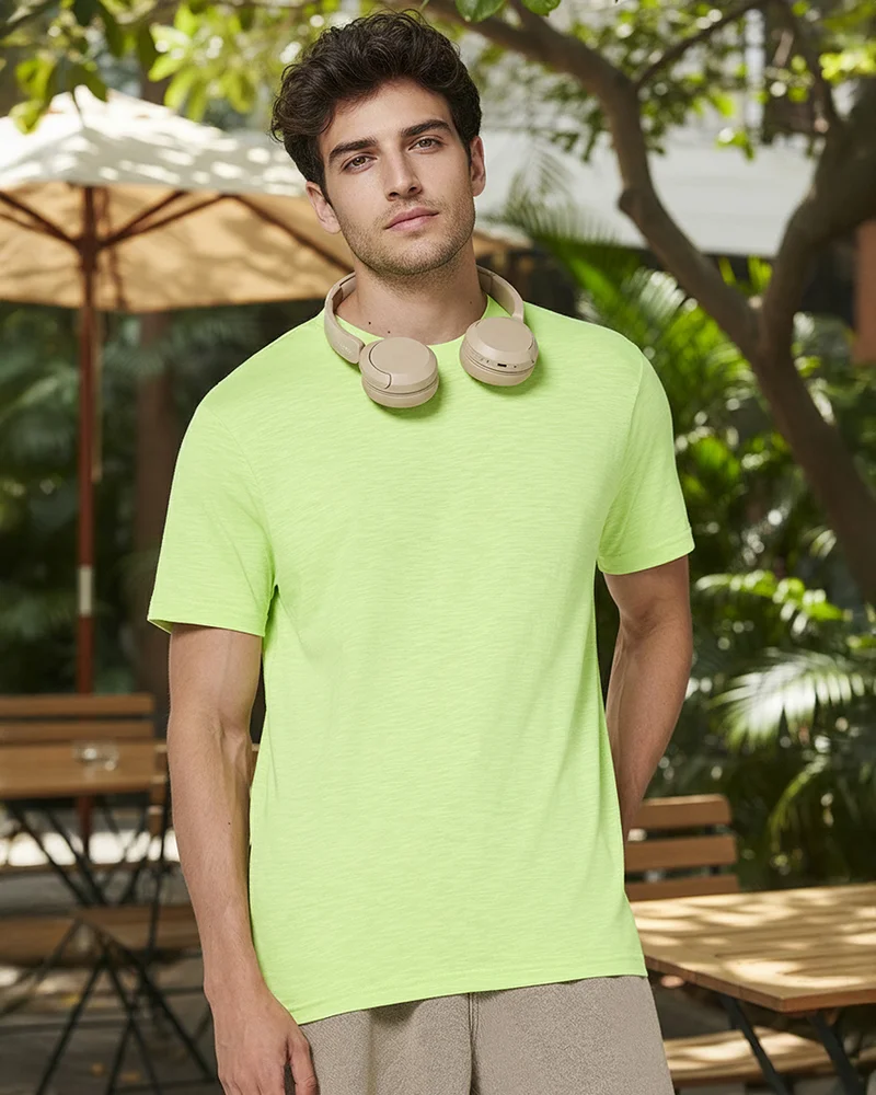 بيواكوف Men's Green T-shirt